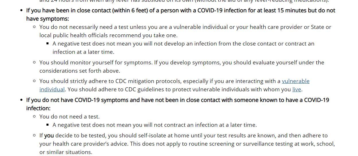 CDC controversial new guidance on COVID-19 testing